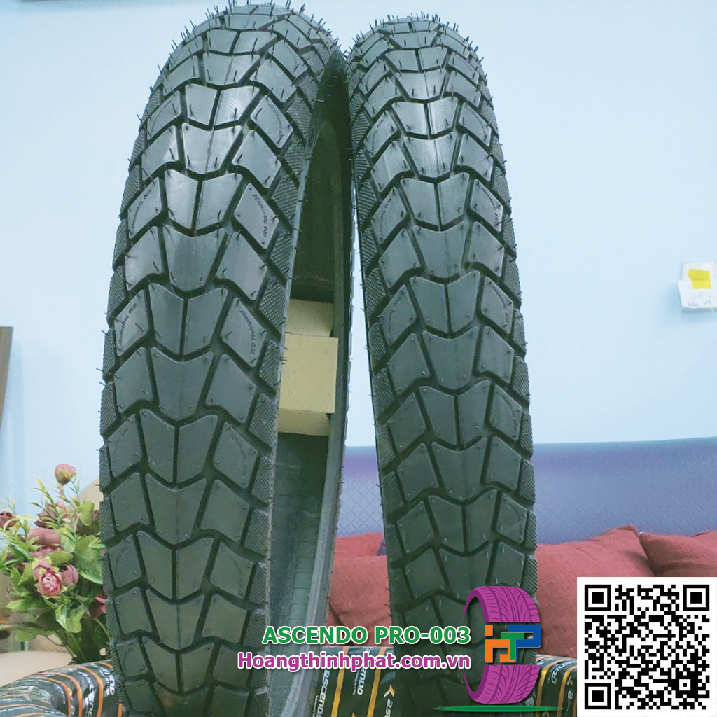 Vỏ xe tay ga Ascendo PRO-003 (70/90-17 - 80/90-17)