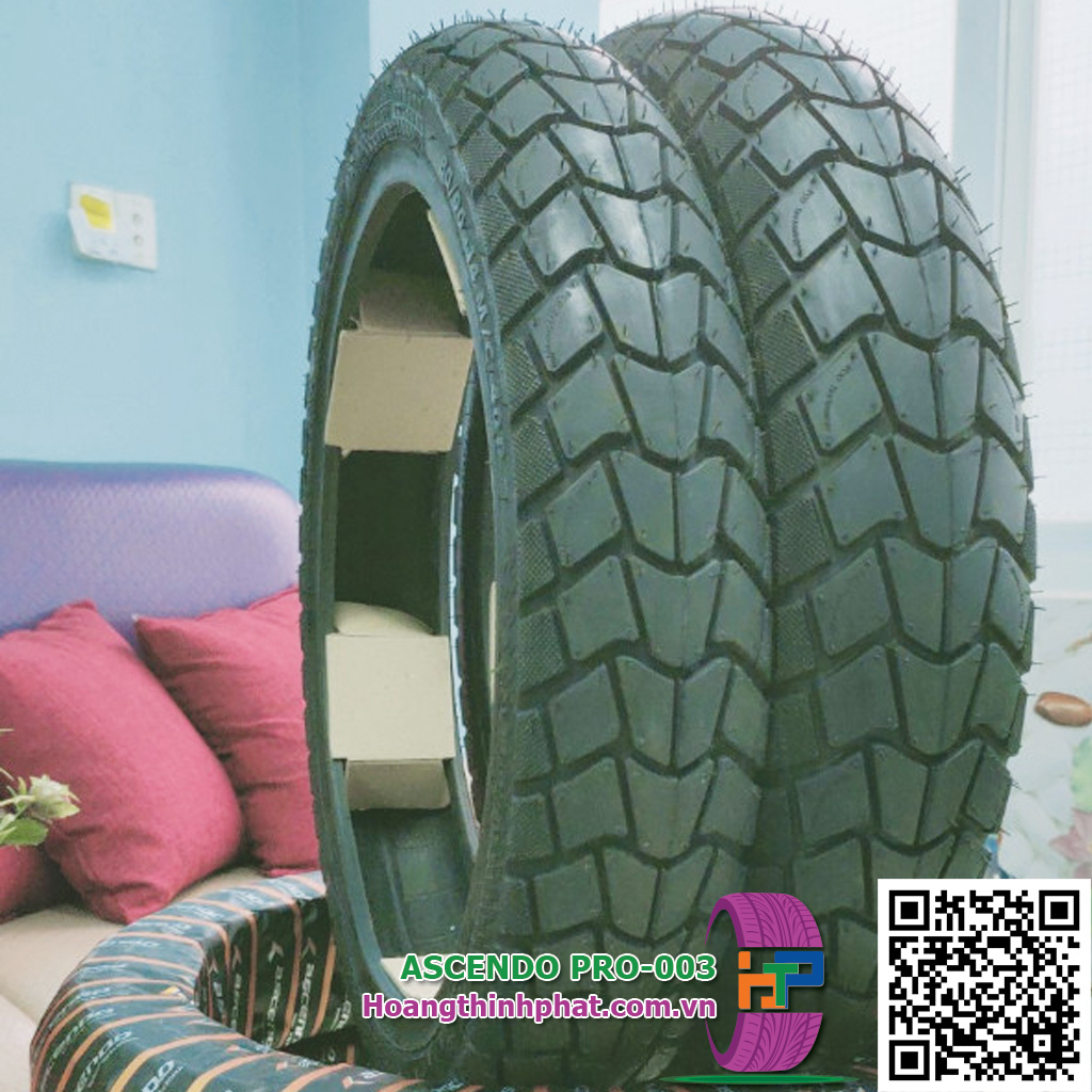 Vỏ xe tay ga Ascendo PRO-003 (80/90-14 - 90/90-14)