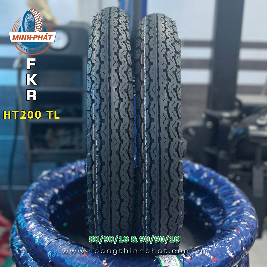 Cặp vỏ xe máy FKR HT200 TL 80/90/18 - 90/90/18