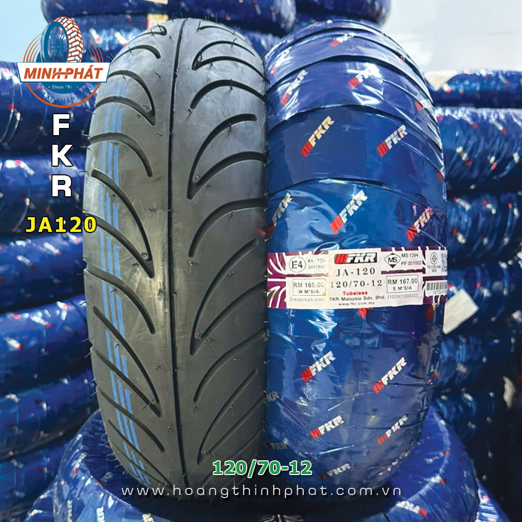 Vỏ xe máy FKR JA120 120/70-12