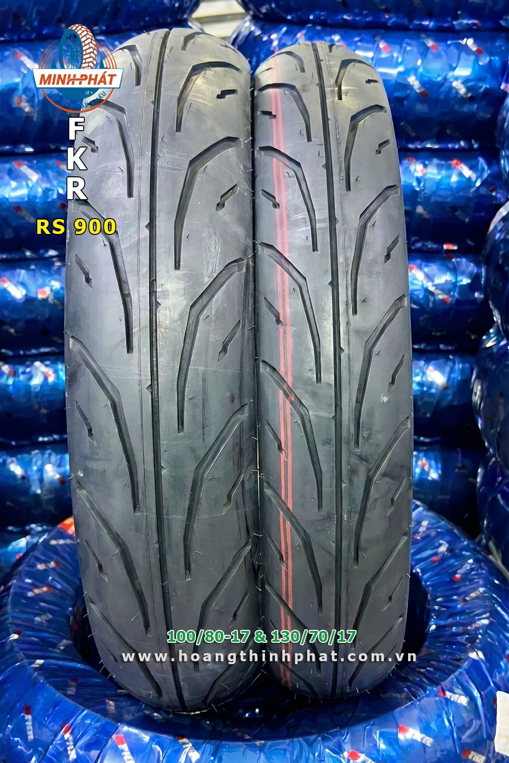 Cặp vỏ xe máy FKR RS900 100/80-17 - 130/70/17