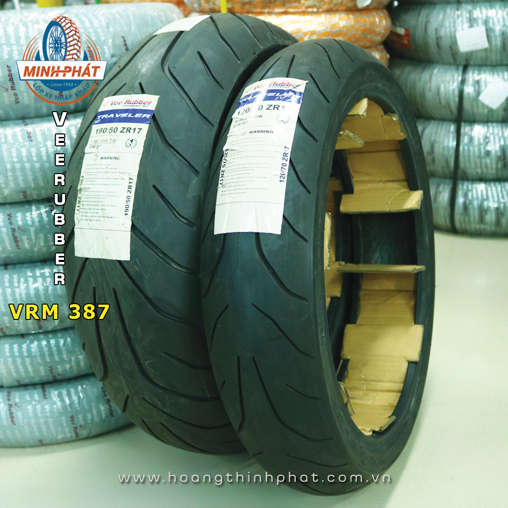 Vỏ xe máy Vee Rubber VRM 387